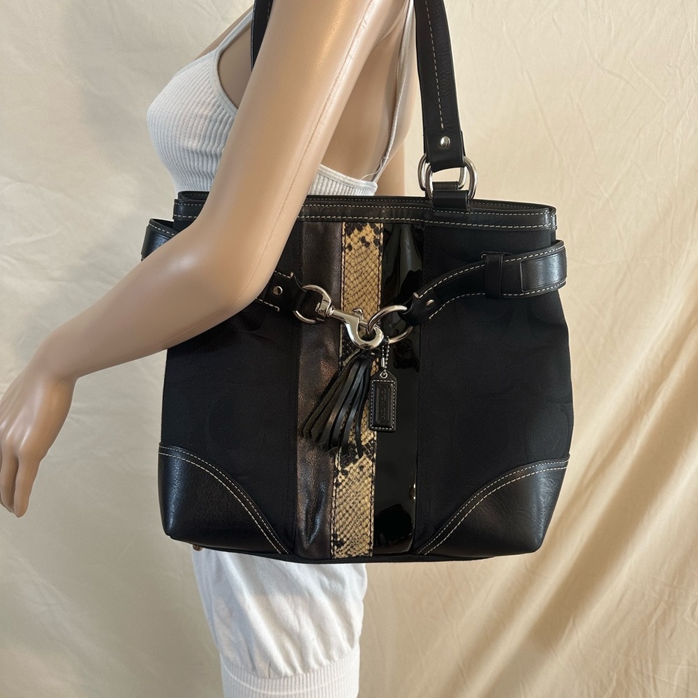Black Coach tote